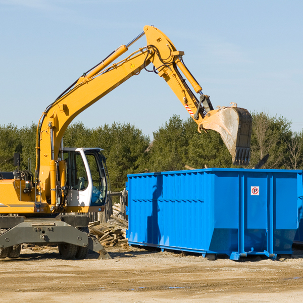 what happens if the residential dumpster is damaged or stolen during rental in North Troy